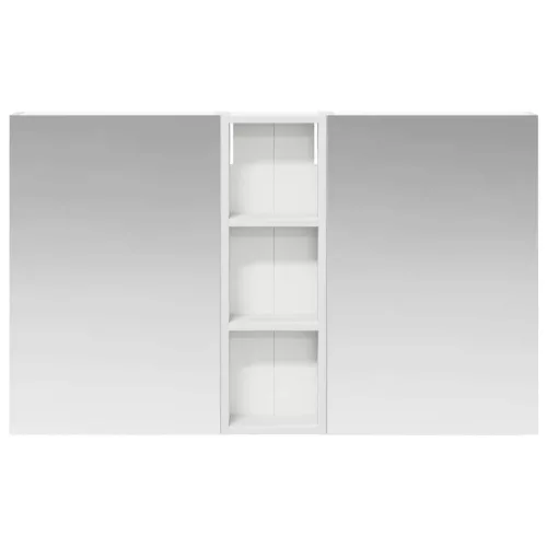  Fürdőszobai Szekrény Szett 3 pcs 100 x 10,5 x 60,5 cm Faanyag