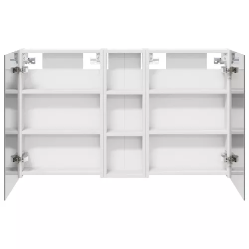  Fürdőszobai Szekrény Szett 3 pcs 100 x 10,5 x 60,5 cm Faanyag