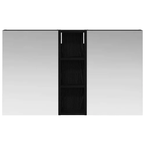  Fürdőszobai Szekrény Szett 3 pcs 100 x 10,5 x 60,5 cm Faanyag