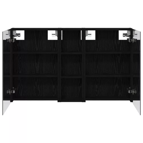  Fürdőszobai Szekrény Szett 3 pcs 100 x 10,5 x 60,5 cm Faanyag