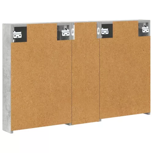  Fürdőszobai Szekrény Szett 3 pcs 100 x 10,5 x 60,5 cm Faanyag