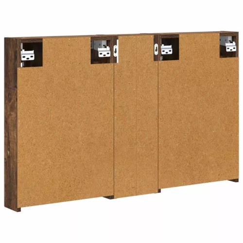  Fürdőszobai Szekrény Szett 3 pcs 100 x 10,5 x 60,5 cm Faanyag