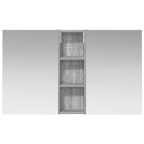  Fürdőszobai Szekrény Szett 3 pcs 100 x 10,5 x 60,5 cm Faanyag