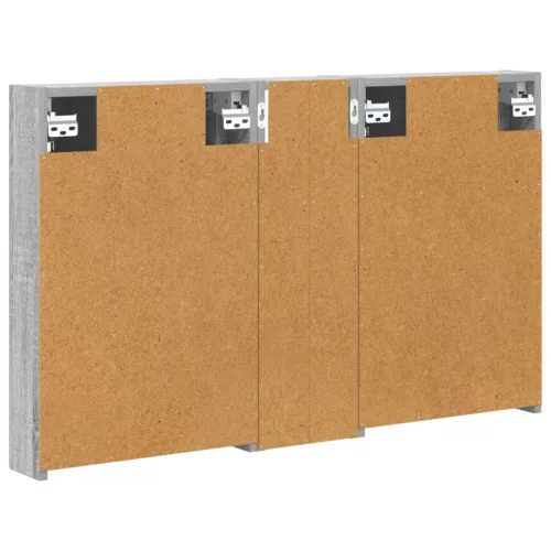  Fürdőszobai Szekrény Szett 3 pcs 100 x 10,5 x 60,5 cm Faanyag