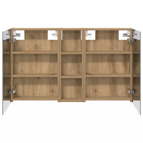  Fürdőszobai Szekrény Szett 3 pcs 100 x 10,5 x 60,5 cm Faanyag