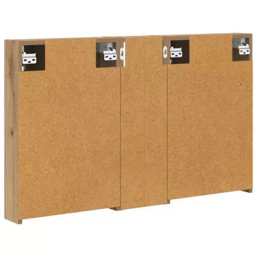  Fürdőszobai Szekrény Szett 3 pcs 100 x 10,5 x 60,5 cm Faanyag