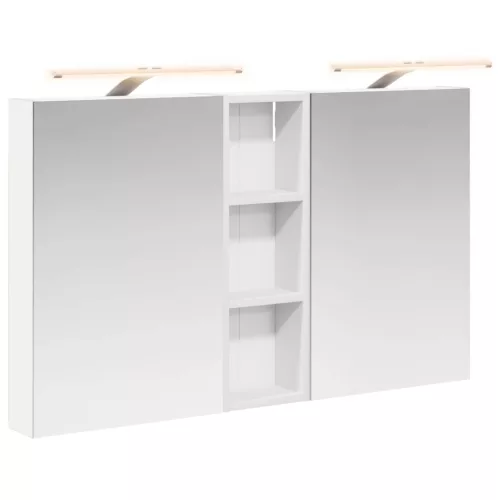  Fürdőszobai Szekrény Szett 3 pcs 100 x 10,5 x 60,5 cm Faanyag