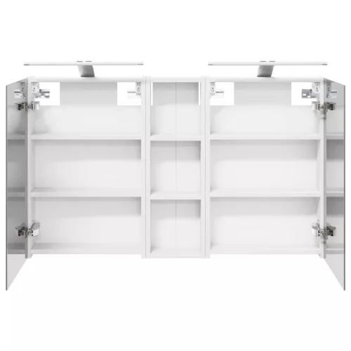  Fürdőszobai Szekrény Szett 3 pcs 100 x 10,5 x 60,5 cm Faanyag