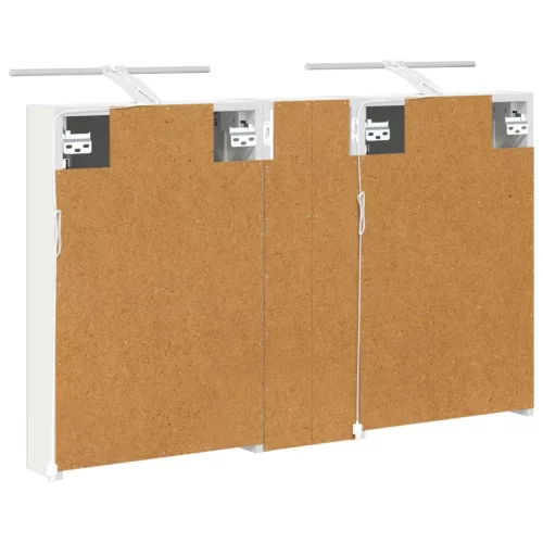  Fürdőszobai Szekrény Szett 3 pcs 100 x 10,5 x 60,5 cm Faanyag