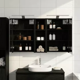    Fürdőszobai Szekrény Szett 3 pcs 100 x 10,5 x 60,5 cm Faanyag