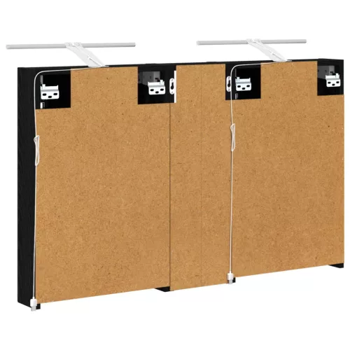  Fürdőszobai Szekrény Szett 3 pcs 100 x 10,5 x 60,5 cm Faanyag