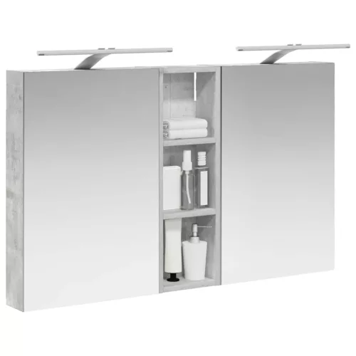  Fürdőszobai Szekrény Szett 3 pcs 100 x 10,5 x 60,5 cm Faanyag