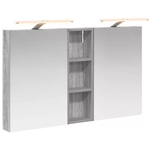  Fürdőszobai Szekrény Szett 3 pcs 100 x 10,5 x 60,5 cm Faanyag