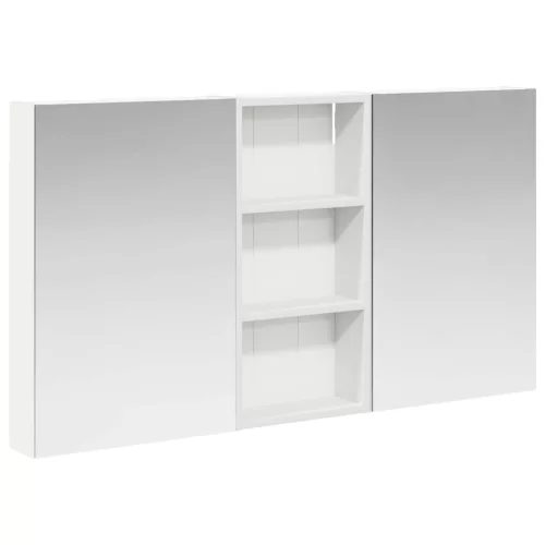  Fürdőszobai Szekrény Szett 3 pcs 110 x 10,5 x 60,5 cm Faanyag