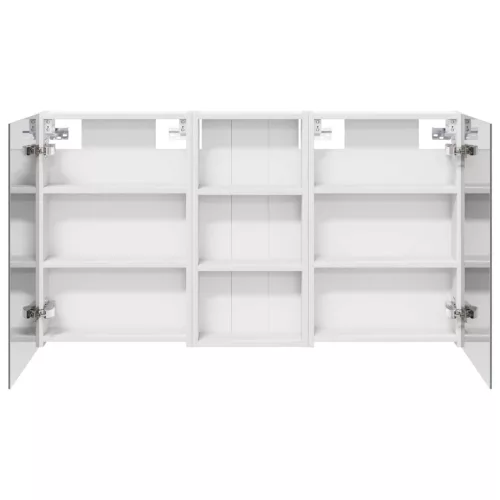  Fürdőszobai Szekrény Szett 3 pcs 110 x 10,5 x 60,5 cm Faanyag