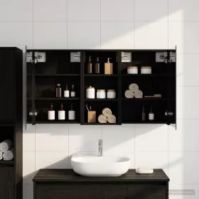    Fürdőszobai Szekrény Szett 3 pcs 110 x 10,5 x 60,5 cm Faanyag