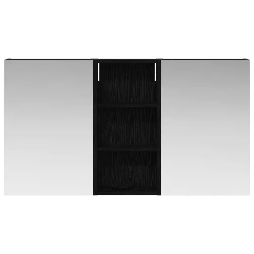  Fürdőszobai Szekrény Szett 3 pcs 110 x 10,5 x 60,5 cm Faanyag