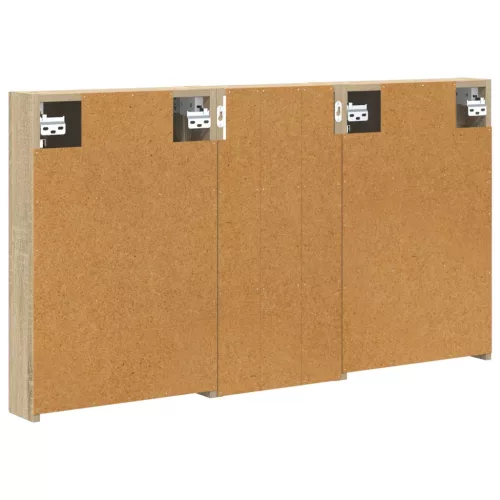  Fürdőszobai Szekrény Szett 3 pcs 110 x 10,5 x 60,5 cm Faanyag