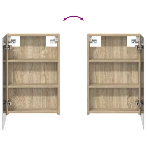  Fürdőszobai Szekrény Szett 3 pcs 110 x 10,5 x 60,5 cm Faanyag