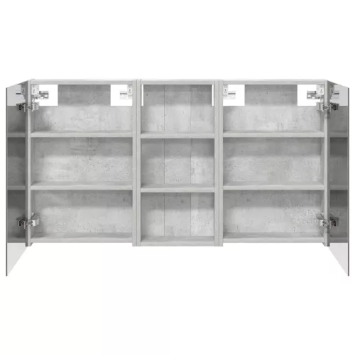  Fürdőszobai Szekrény Szett 3 pcs 110 x 10,5 x 60,5 cm Faanyag