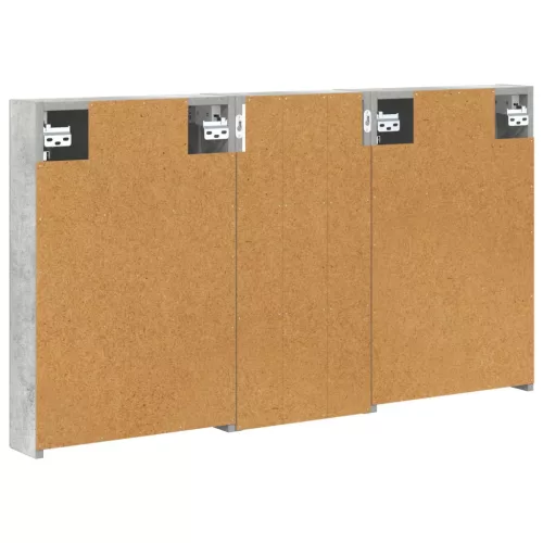  Fürdőszobai Szekrény Szett 3 pcs 110 x 10,5 x 60,5 cm Faanyag