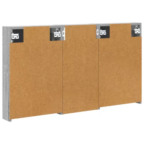  Fürdőszobai Szekrény Szett 3 pcs 110 x 10,5 x 60,5 cm Faanyag