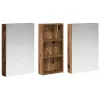  Fürdőszobai Szekrény Szett 3 pcs 110 x 10,5 x 60,5 cm Faanyag