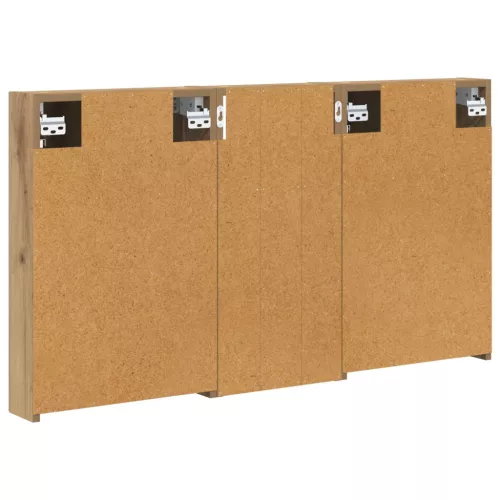  Fürdőszobai Szekrény Szett 3 pcs 110 x 10,5 x 60,5 cm Faanyag