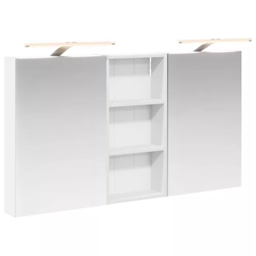  Fürdőszobai Szekrény Szett 3 pcs 110 x 10,5 x 60,5 cm Faanyag