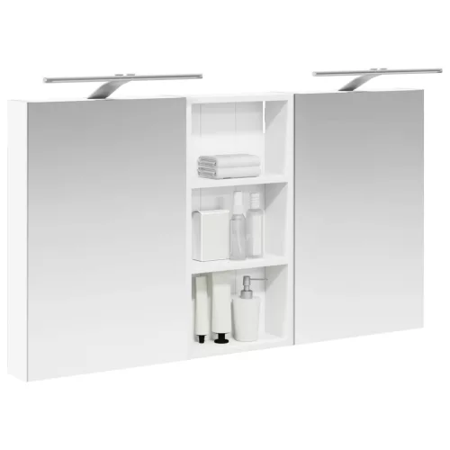  Fürdőszobai Szekrény Szett 3 pcs 110 x 10,5 x 60,5 cm Faanyag