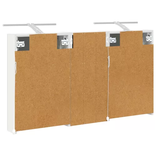  Fürdőszobai Szekrény Szett 3 pcs 110 x 10,5 x 60,5 cm Faanyag