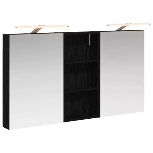  Fürdőszobai Szekrény Szett 3 pcs 110 x 10,5 x 60,5 cm Faanyag