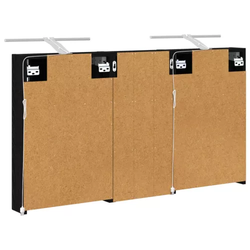  Fürdőszobai Szekrény Szett 3 pcs 110 x 10,5 x 60,5 cm Faanyag