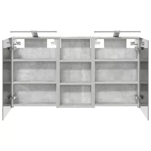  Fürdőszobai Szekrény Szett 3 pcs 110 x 10,5 x 60,5 cm Faanyag