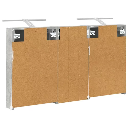  Fürdőszobai Szekrény Szett 3 pcs 110 x 10,5 x 60,5 cm Faanyag