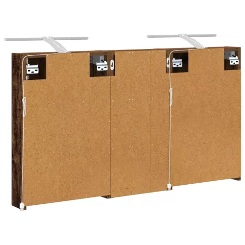  Fürdőszobai Szekrény Szett 3 pcs 110 x 10,5 x 60,5 cm Faanyag