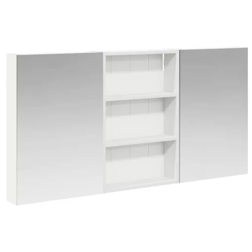  Fürdőszobai Szekrény Szett 3 pcs 120 x 10,5 x 60,5 cm Faanyag