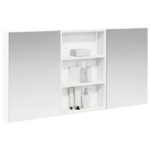  Fürdőszobai Szekrény Szett 3 pcs 120 x 10,5 x 60,5 cm Faanyag