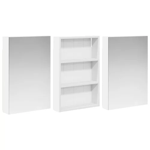  Fürdőszobai Szekrény Szett 3 pcs 120 x 10,5 x 60,5 cm Faanyag