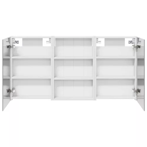  Fürdőszobai Szekrény Szett 3 pcs 120 x 10,5 x 60,5 cm Faanyag