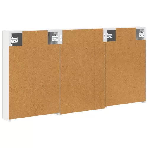  Fürdőszobai Szekrény Szett 3 pcs 120 x 10,5 x 60,5 cm Faanyag