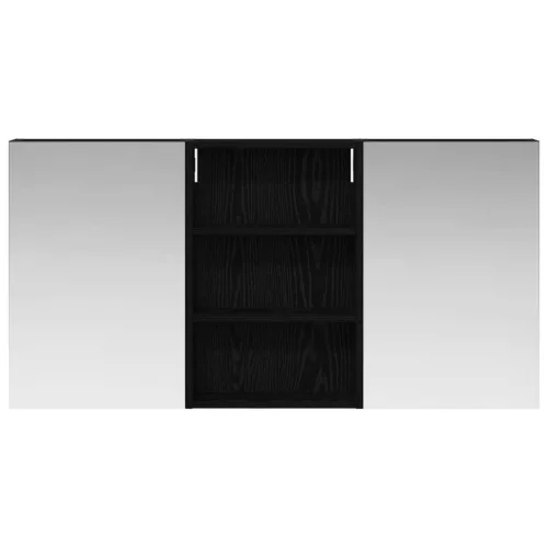  Fürdőszobai Szekrény Szett 3 pcs 120 x 10,5 x 60,5 cm Faanyag