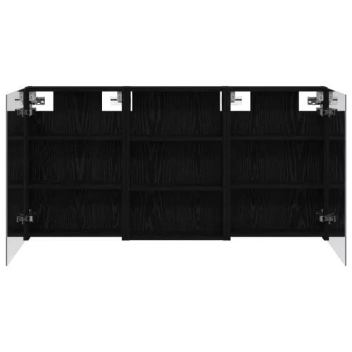  Fürdőszobai Szekrény Szett 3 pcs 120 x 10,5 x 60,5 cm Faanyag