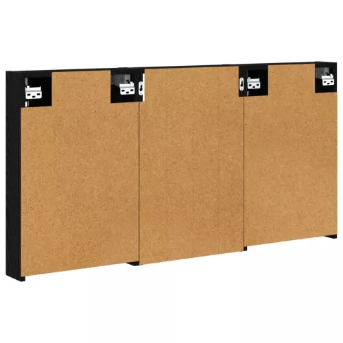  Fürdőszobai Szekrény Szett 3 pcs 120 x 10,5 x 60,5 cm Faanyag