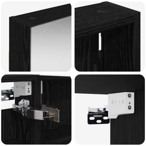  Fürdőszobai Szekrény Szett 3 pcs 120 x 10,5 x 60,5 cm Faanyag