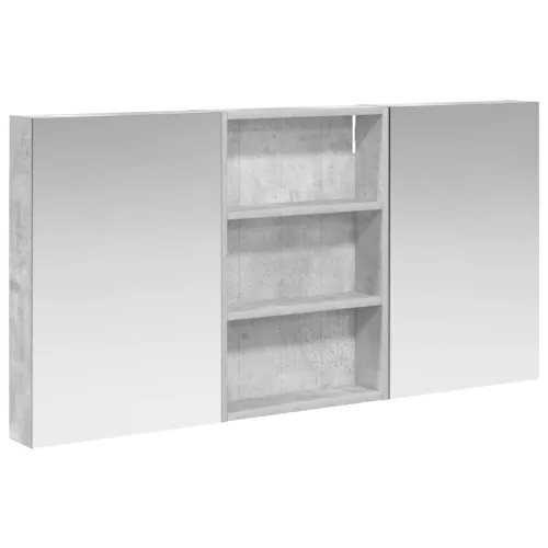  Fürdőszobai Szekrény Szett 3 pcs 120 x 10,5 x 60,5 cm Faanyag