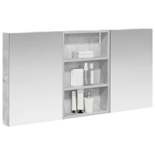  Fürdőszobai Szekrény Szett 3 pcs 120 x 10,5 x 60,5 cm Faanyag