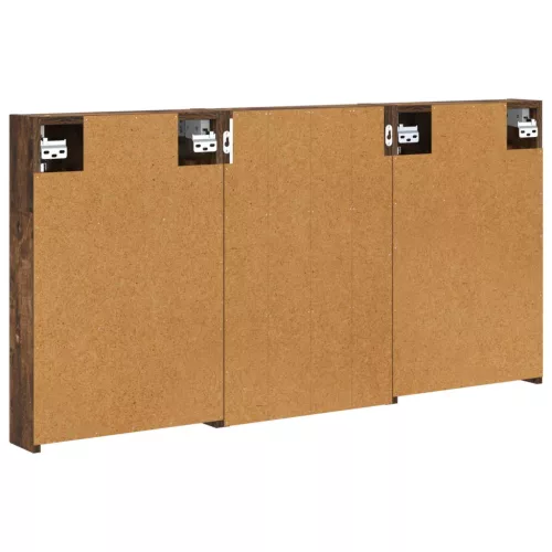  Fürdőszobai Szekrény Szett 3 pcs 120 x 10,5 x 60,5 cm Faanyag