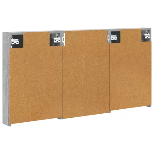  Fürdőszobai Szekrény Szett 3 pcs 120 x 10,5 x 60,5 cm Faanyag