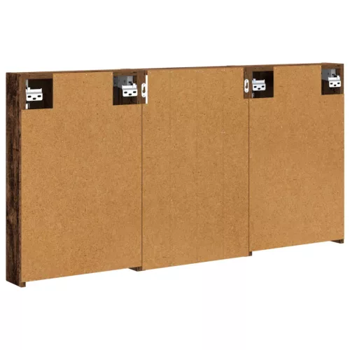  Fürdőszobai Szekrény Szett 3 pcs 120 x 10,5 x 60,5 cm Faanyag